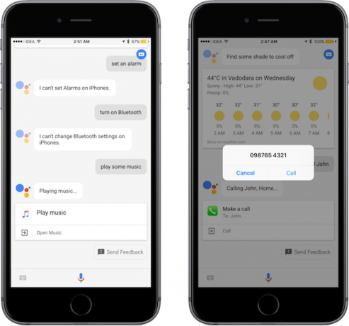 google yardımcısı iphone sorunları