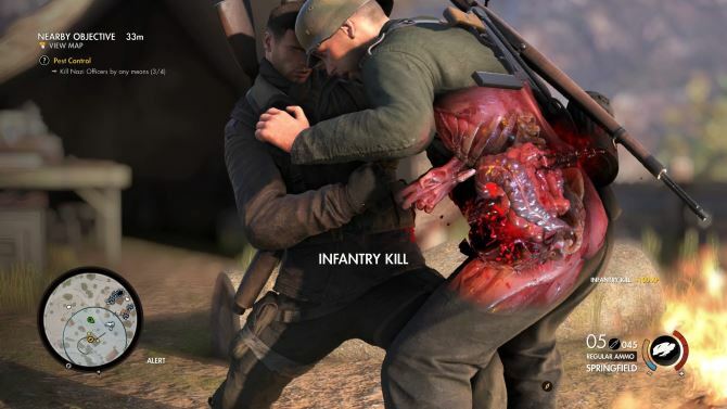 Sniper Elite 4 İnceleme: Tüfek Yük? 03 Keskin Nişancı Elite 4 XRay Kamera