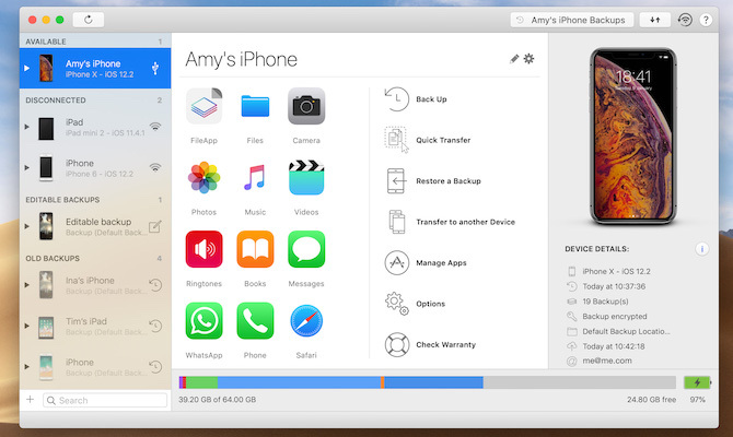 iMazing iTunes alternatifi