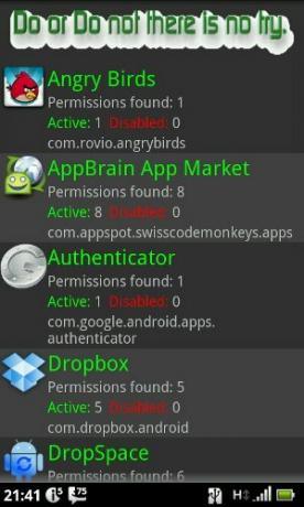 android uygulama izinleri