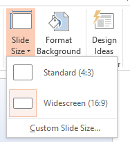 PowerPoint powerpoint boyutunda Slaytlarınızın Boyutunu Değiştirme