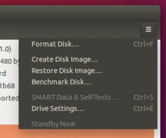 ubuntu-disk-utility-disk menüsü