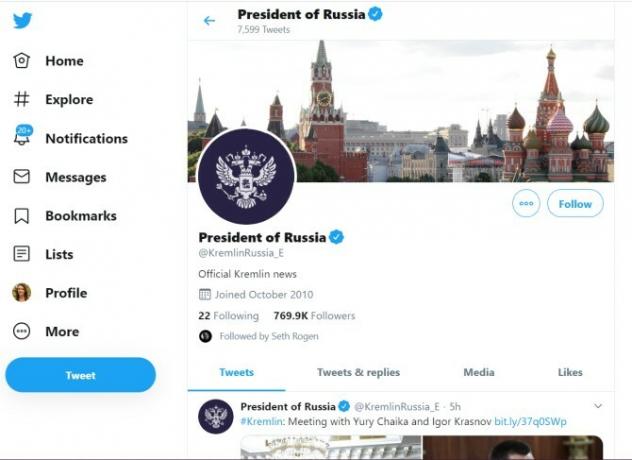 Twitter Rus Sosyal Medyası
