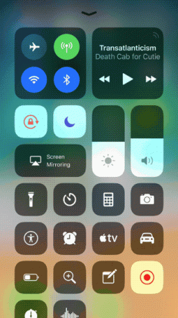 iOS 11 Kontrol Merkezi AirPlay Kısayolu