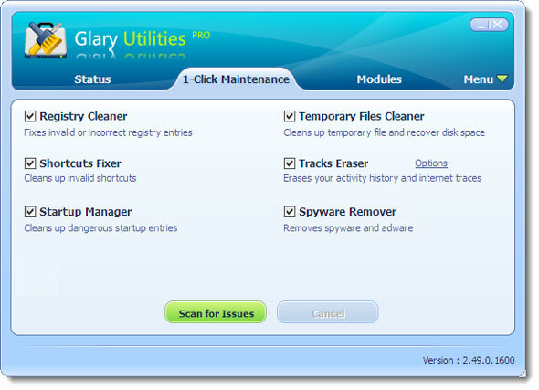 Glary Utilities ile PC'nizin Sorunsuz Çalışmasını Sağlayın Pro glary utilities01