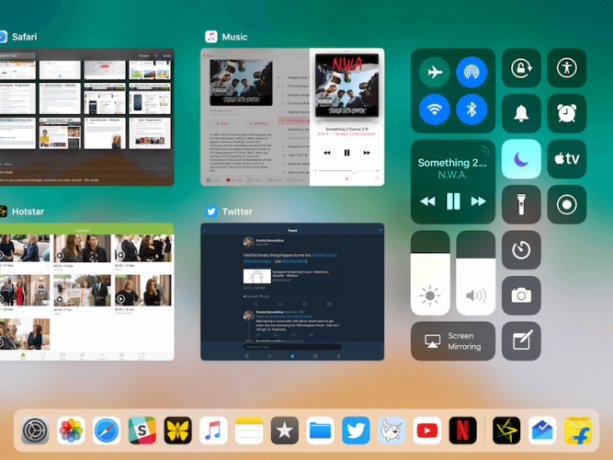 iOS 11 Kontrol Merkezi iPad 2