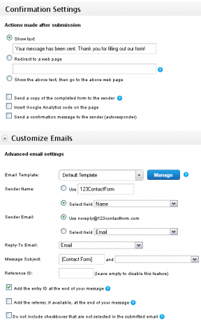 123FormBuilder: Kolayca Çevrimiçi Çeşitli Form Türleri Oluşturun 123ContactForm2