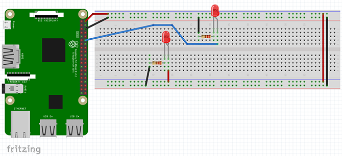 ahududu pi kontrol led ışıkları programlamak için nasıl