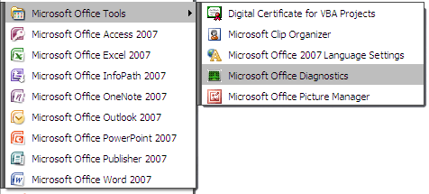 MS Office Tanılama 1 menüsü ile Microsoft Office Sorunları Nasıl Onarılır