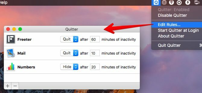 quitter-Mac Menu Bar Uygulamaları