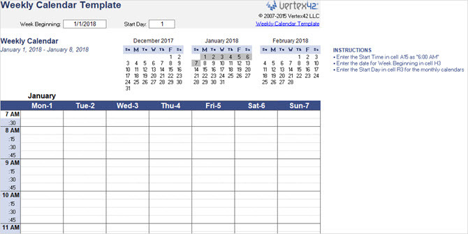 en iyi microsoft office takvim şablonları