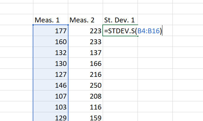 Excel'de temel istatistiklerin hesaplanması