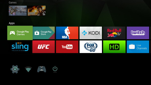 android tv ayarları ana ekranı