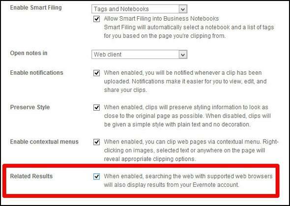 Arama web kesme makinesi ayarlarında Evernote sonuçlarını Kullanmanız Gereken 20 Evernote Arama Özelliği
