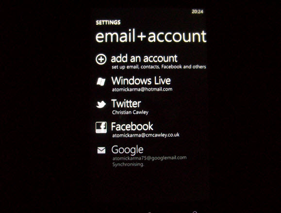 gmail windows phone kurulumu