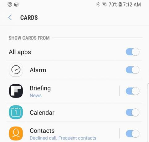 android sürümleri samsung note8 bixby config