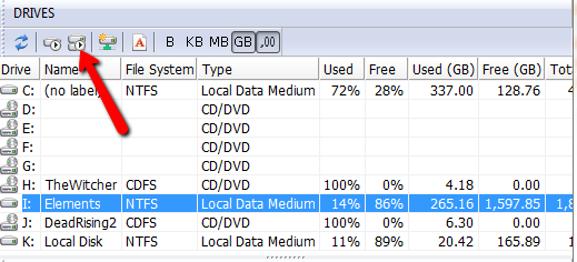 sabit disk kullanım analizörü