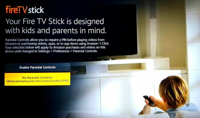 Amazon Fire TV Stick'i kurma: ebeveyn kontrollerini etkinleştirin veya devre dışı bırakın