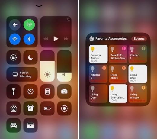 iOS 11 Kontrol Merkezi Ana Widget'ı