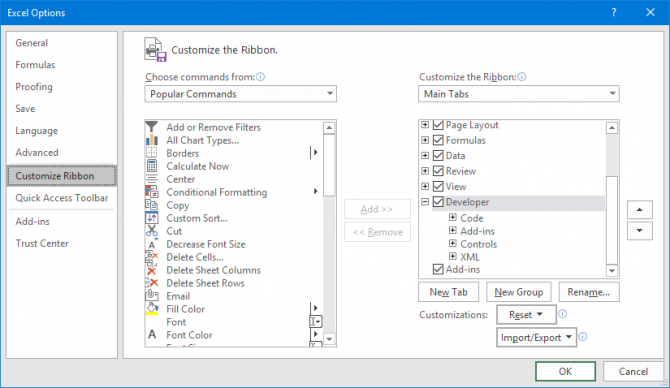 Excel 2016'da bir makro nasıl kaydedilir