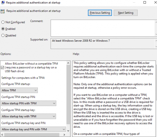 bitlocker grup ilkesi