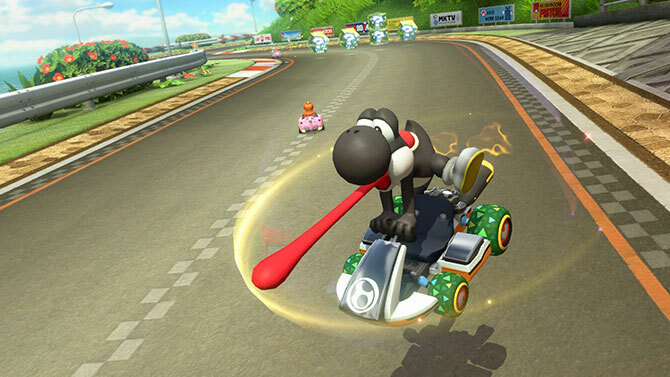 mario kart 8 lüks yoshi