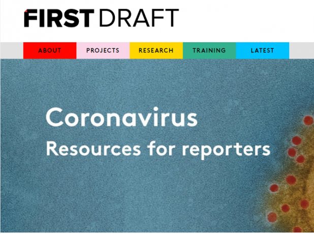 ilk taslak koronavirüs kaynakları muhabirleri