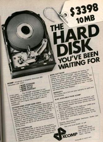 vintage sabit disk reklamları