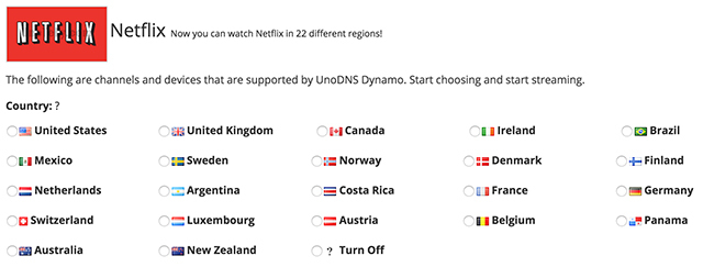 UnoTelly DNS ve VPN ile Uluslararası TV, Netflix, Pandora ve Daha Fazlasını Yayınlayın [15x Altın Planları, Samsung 40 ”4K TV, Roku 3, Netflix Hediye Kartları Hediye] netflixregions