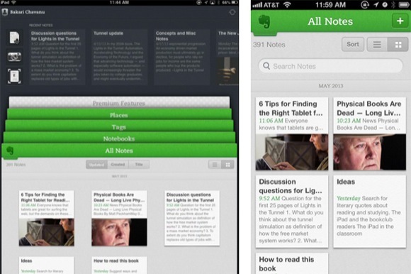 evernote uygulaması iphone