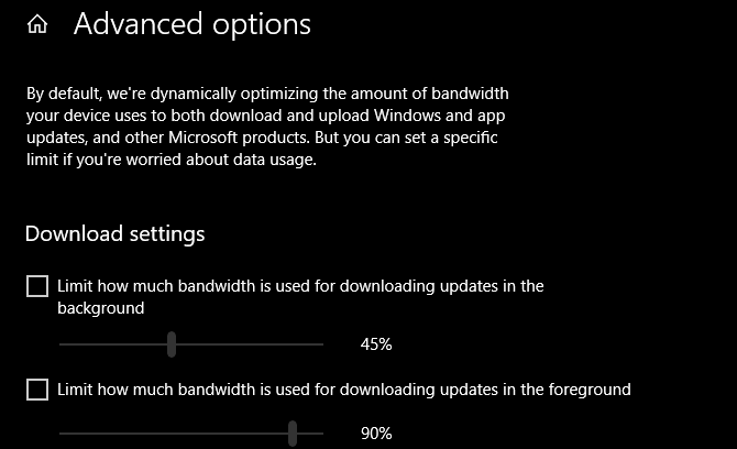 Windows 10 Güncelleme Bant Genişliği Kullanımı