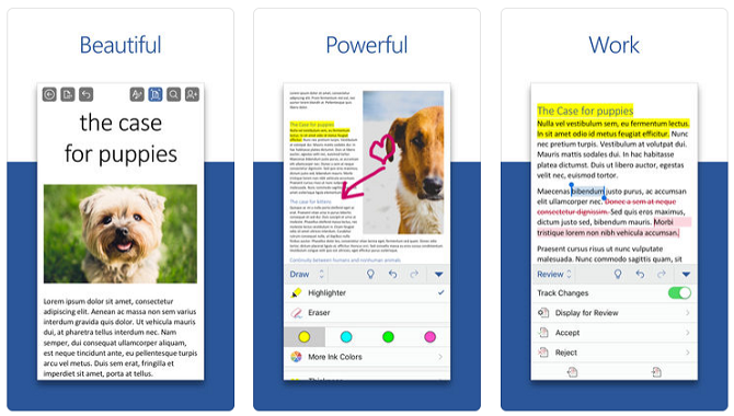 İOS'ta 6 yeni Microsoft Office Özellikleri word ios 670x380 Hakkında Bilmeniz