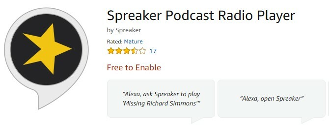 Amazon Eko Podcast'leri için Spreaker