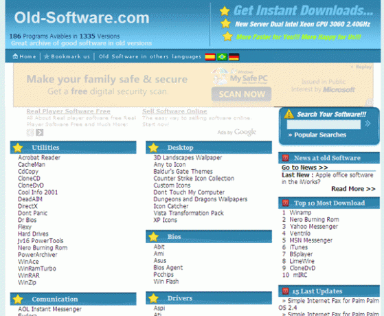 Yazılımın Eski Sürümlerini İndirmek İçin 10 Web Sitesi Eski Yazılım Site09