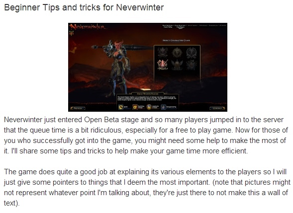 neverwinter web sitesi