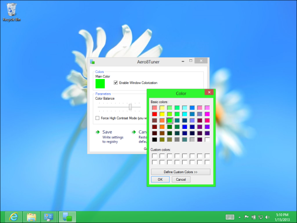 windows 8 özelleştirmek