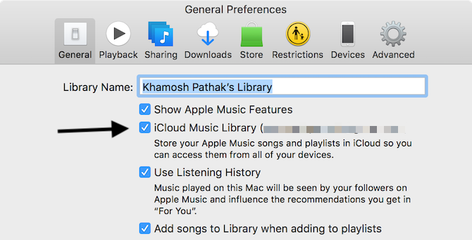 Mac'te iCloud Müzik Kütüphanesini etkinleştirme