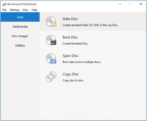 Windows 10'da CD ve DVD Yazmanın En İyi Yolu BurnAware BurnAware 10 ile