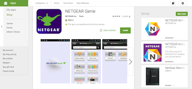 netgear uygulaması