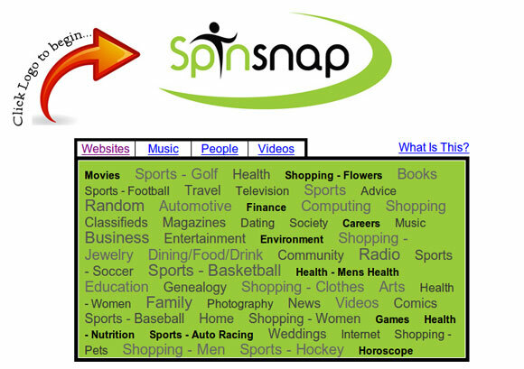 spinsnap - stumbleupon alternatifi