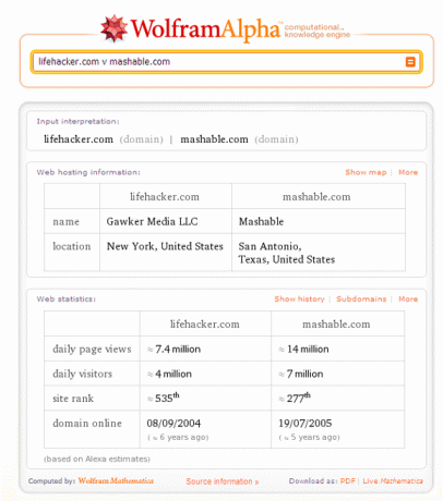 wolfram alfa arama motoru