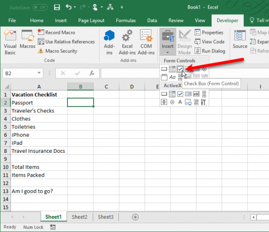 excel'de profesyoneller gibi bir kontrol listesi nasıl oluşturulur