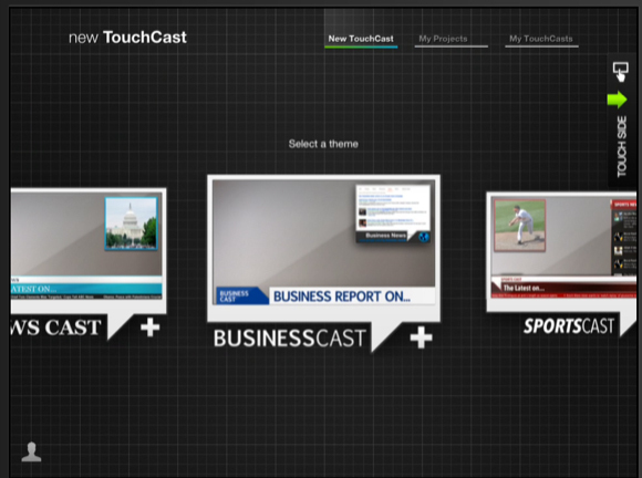 TouchCast temaları