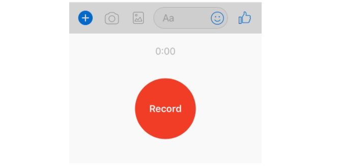 messenger sesli veya görüntülü mesaj gönderme