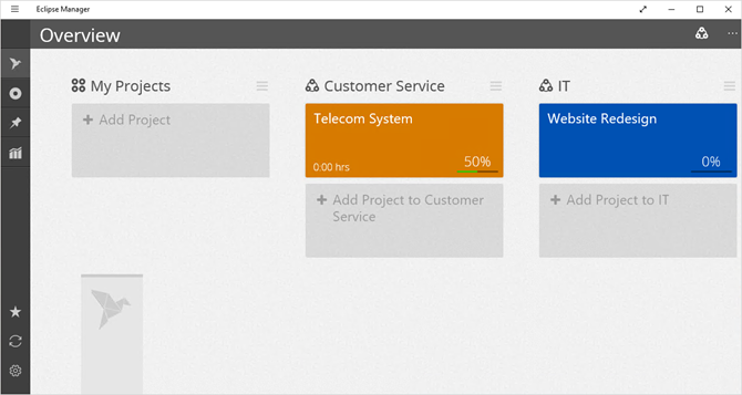 eclipse manager windows uygulaması