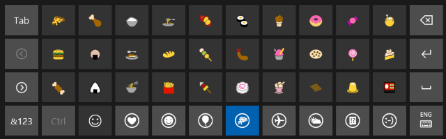 windows 10 emoji klavye