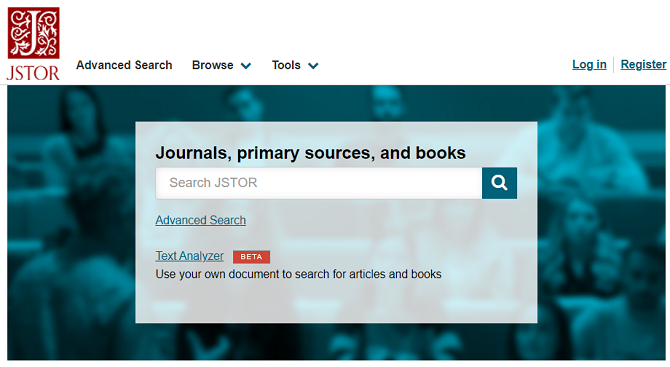 JSTOR kitap özeti web sitesi