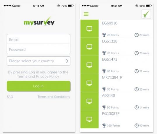 mysurvey uygulaması