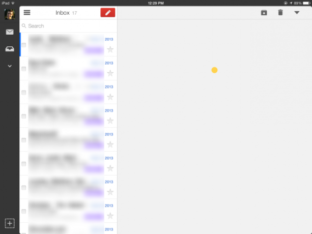 ipad'de gmail uygulaması