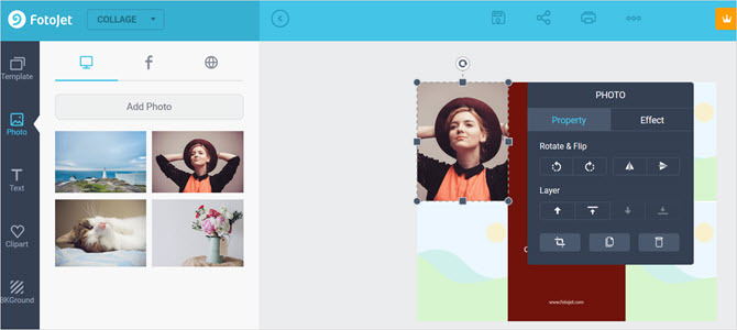 FotoJet Photo Collage Düzenle